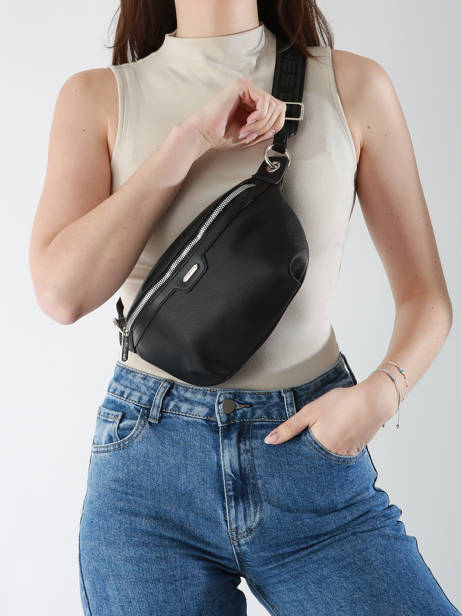 Belt Bag David jones Black saffiano CM7371 other view 1