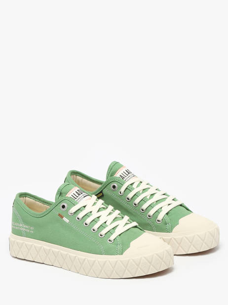 Sneakers Palladium Vert women 74447305 vue secondaire 2