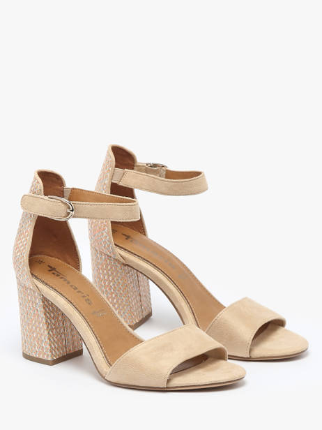 Heeled Sandals Tamaris Beige women 42 other view 1
