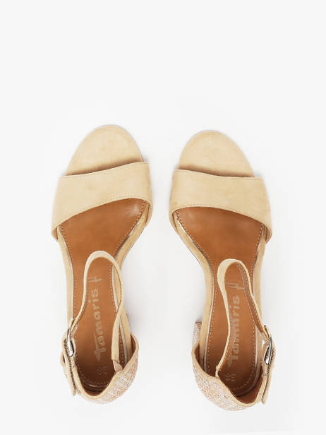 Heeled Sandals Tamaris Beige women 42 other view 3
