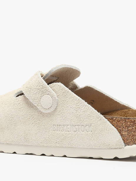 Mules Boston En Cuir Birkenstock Beige accessoires 1027693 vue secondaire 2