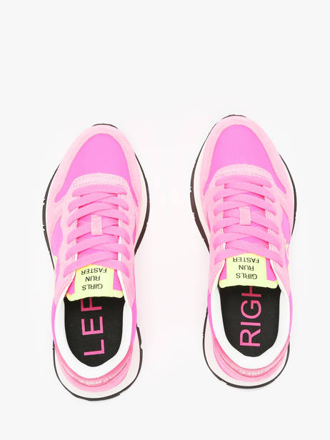 Sneakers Ally Solid Nylon Sun68 Pink women Z35201 other view 4
