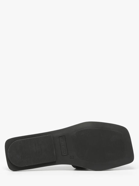 Mules En Cuir Steve madden Noir women 11003523 vue secondaire 4