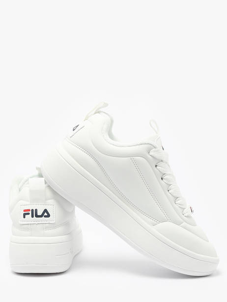 Sneakers Super Bubble Fila Blanc women FFW0536 vue secondaire 3