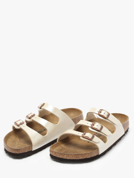 Mules Florida Birkenstock Blanc accessoires 1029818 vue secondaire 1