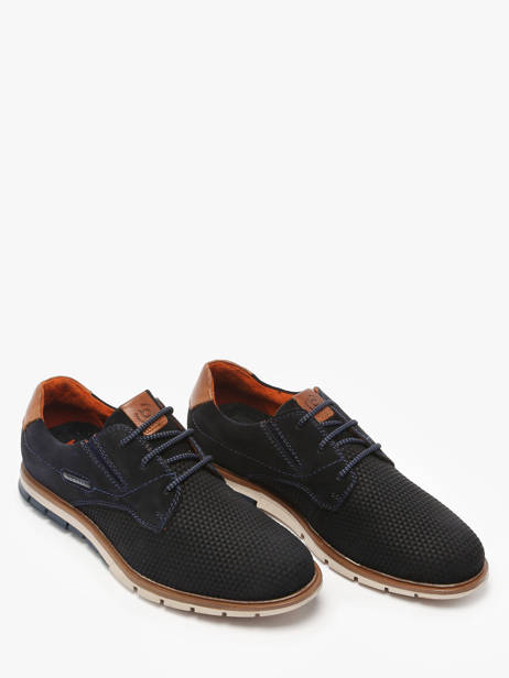 Sneakers En Cuir Bugatti Bleu men 3319711S vue secondaire 1