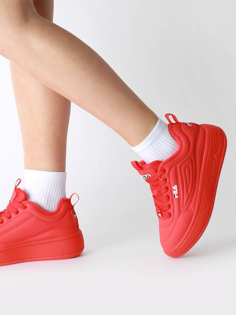 Sneakers Super Bubble Fila Red women FFW0536 other view 1