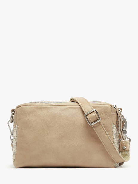 Sac Bandoulière Vintage Cuir Mila louise Beige vintage 23673WC vue secondaire 3