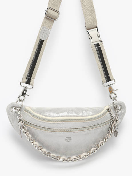 Belt Bag Mila louise Silver vintage 23689X other view 2