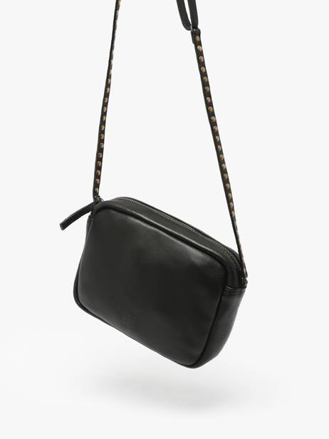 Shoulder Bag Leather Leather Biba Black leather BET8L other view 2