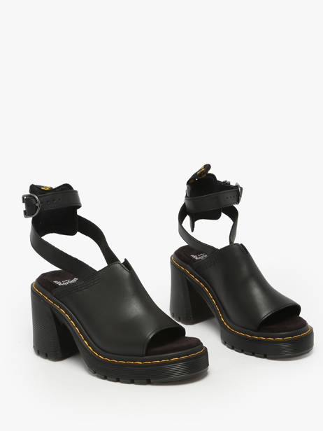 Sandales à Talon Millee Strap En Cuir Dr martens Noir accessoires 40514001 vue secondaire 1