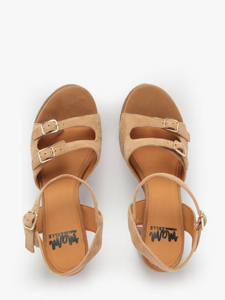 Pumps Jouta In Leather Mam'zelle Brown women CSG1H31 other view 3