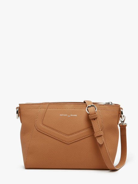 Leather Vanilla Crossbody Bag Nathan baume Brown candy 7 other view 4