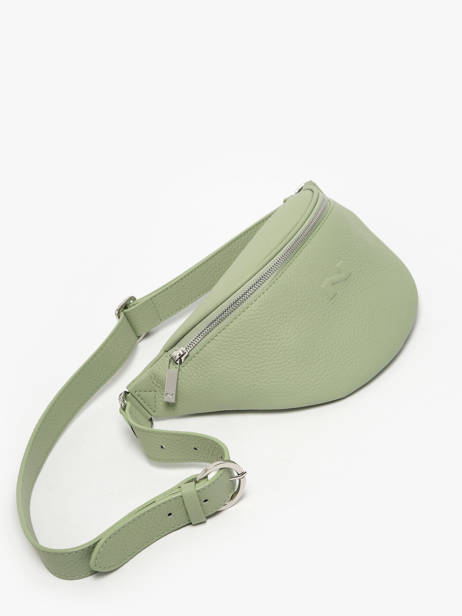 Sac Banane Small Derby Cuir Nathan baume Vert n city 25 vue secondaire 2