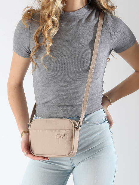 Sac Bandoulière N City Cuir Nathan baume Beige n city 6 vue secondaire 1