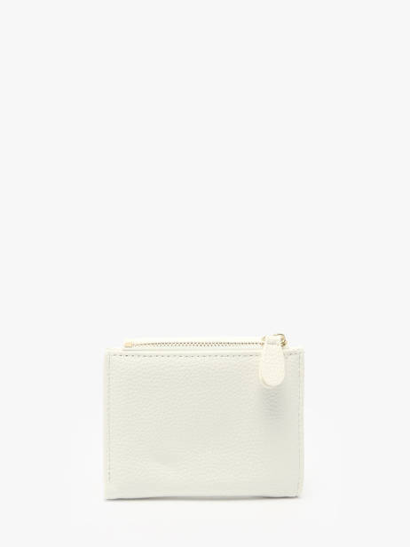Coin Purse With Card Holder Miniprix White grained 78COK865 other view 2