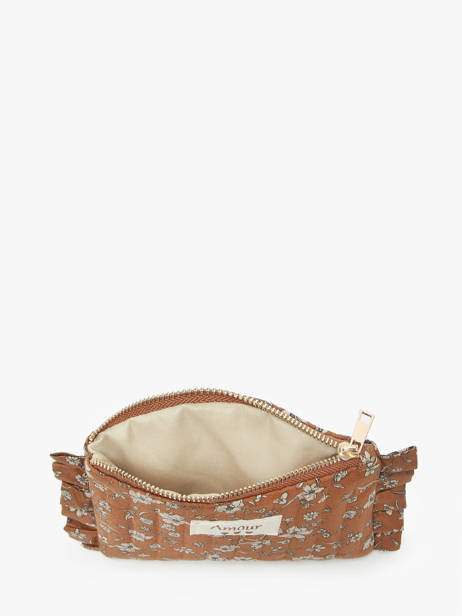 Pouch Miniprix Brown amour S002 other view 1