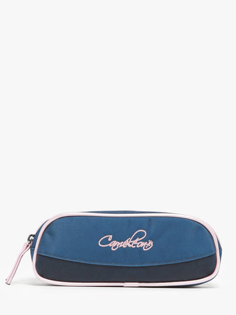 Trousse Fille 2 Compartiments Cameleon Bleu vintage fantasy PBVGTROU