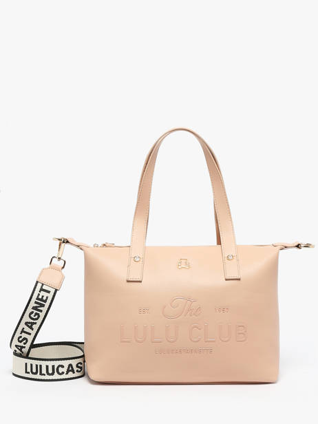 Shoulder Bag Logo Lulu castagnette Orange logo YVRAC