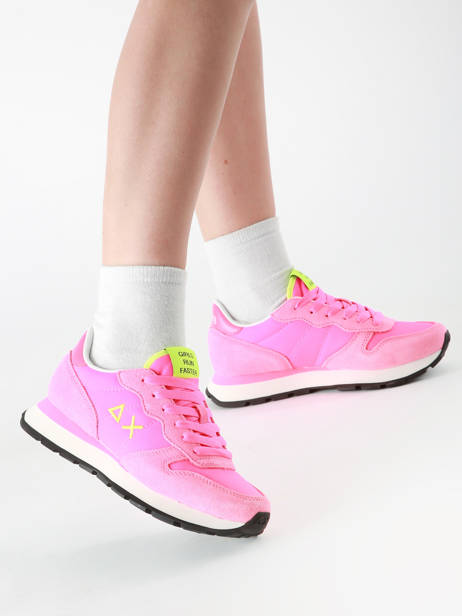 Sneakers Ally Solid Nylon Sun68 Pink women Z35201 other view 1