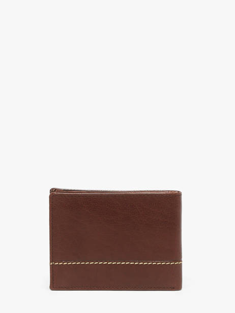 Checkholder With Coin Purse Leather Maverick Brown rough gear MAVRG002 other view 2