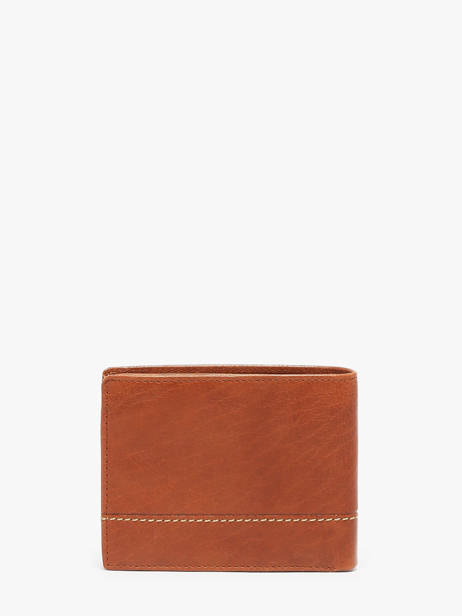 Checkholder With Coin Purse Leather Maverick Brown rough gear MAVRG003 other view 2