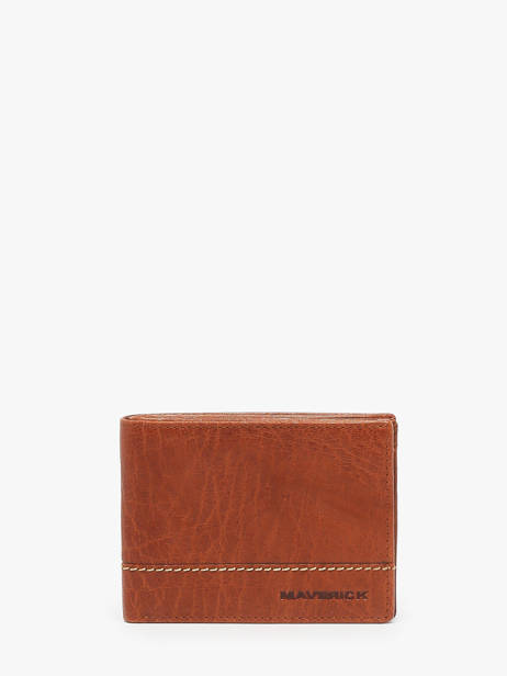 Wallet With Coin Purse Leather Maverick Brown rough gear MAVRG004