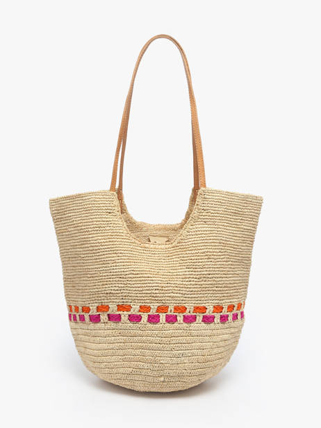 Shoulder Bag L'atelier Du Crochet Raphia Le voyage en panier Beige l'atelier du crochet AM804 other view 4