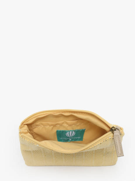 Pouch Le voyage en panier Yellow guimauve PM539 other view 1