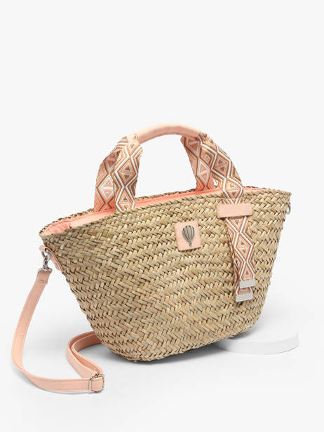 Shopping Bag Estival Straw Le voyage en panier Orange estival PM848 other view 2