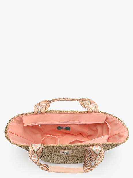 Shopping Bag Estival Straw Le voyage en panier Orange estival PM848 other view 3