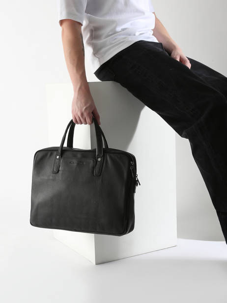 Business Bag Arthur & aston Black leon 2 other view 1