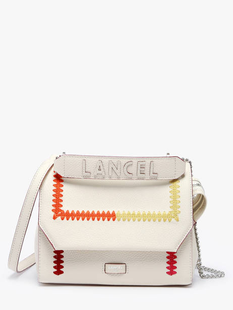 Shoulder Bag Ninon Leather Lancel White ninon A13386