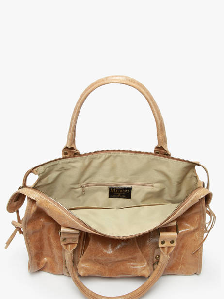Shoulder Bag Elefante Leather Milano Beige elefante EF24095 other view 3
