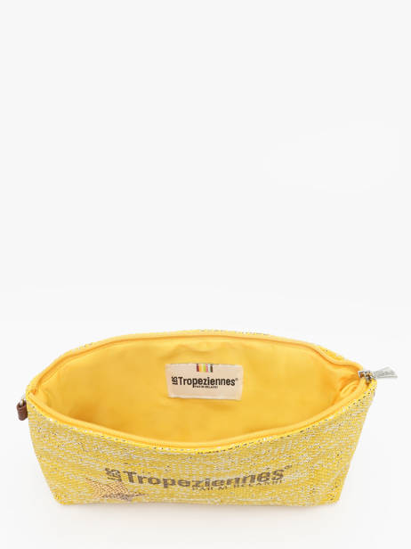 Shoulder Bag Panama Paper Les tropeziennes Yellow panama TZ02 other view 2
