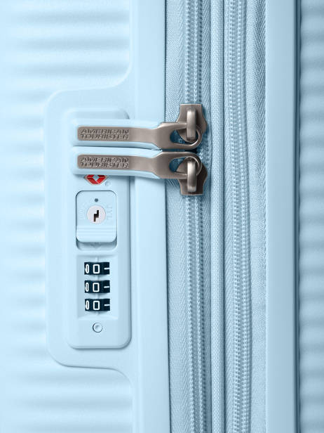 Soundbox Cabin Luggage American tourister Blue soundbox 32G001 other view 1