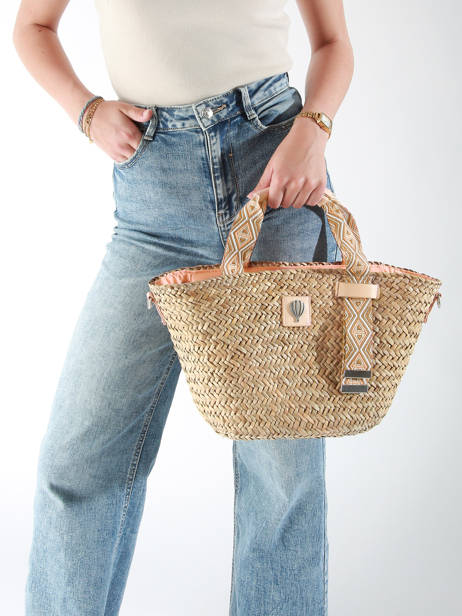 Shopping Bag Estival Straw Le voyage en panier Orange estival PM848 other view 1