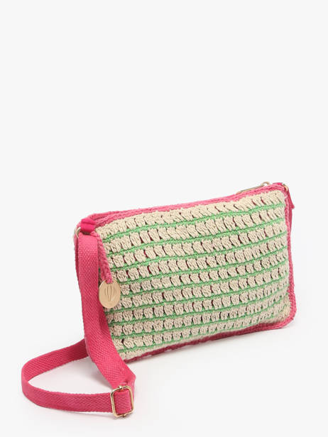 Sac Bandoulière Over The Rainbow Coton Le voyage en panier Vert over the rainbow PM871 vue secondaire 1