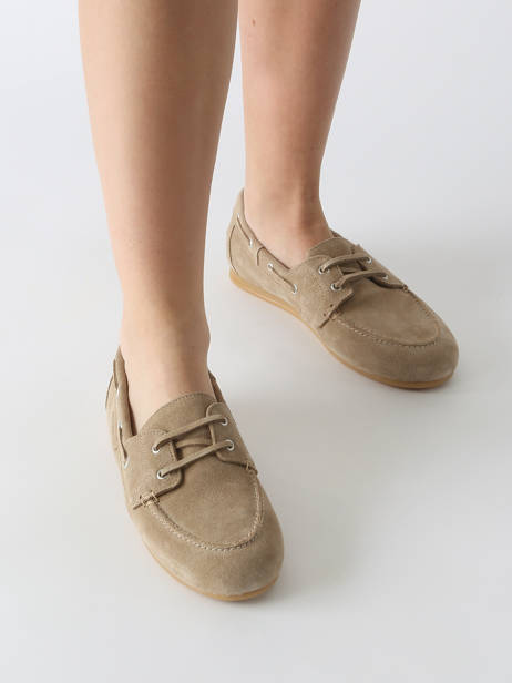 Boat Shoes In Leather Tamaris Beige women 44 other view 1
