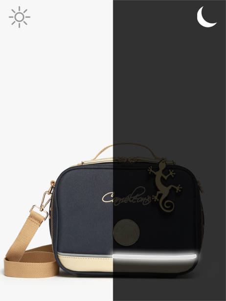 Lunch Bag Cameleon Blue vintage fantasy BL24 other view 6
