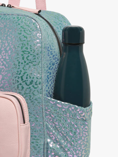 1 Compartment Backpack Cameleon Blue vintage fantasy SD33 other view 5