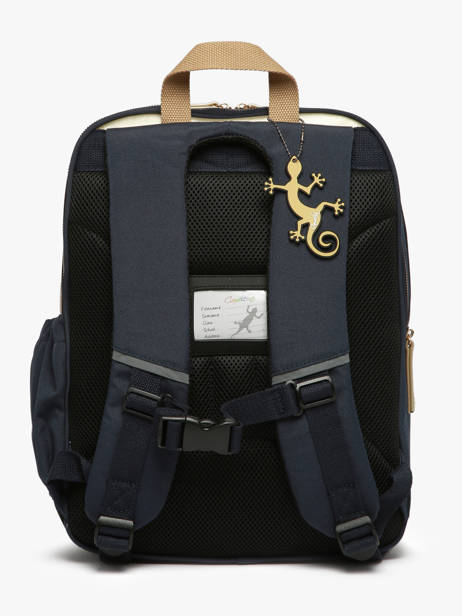 2-compartment Backpack Cameleon Blue vintage fantasy SO40 other view 4