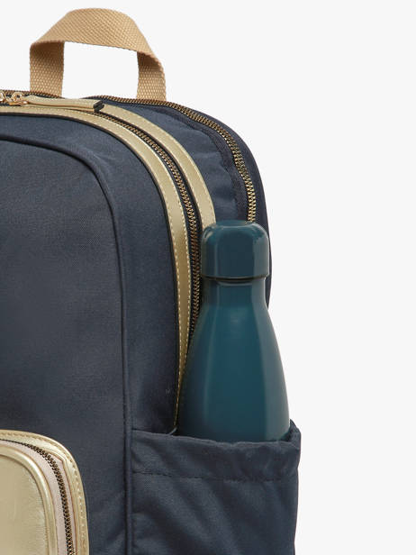 2-compartment Backpack Cameleon Blue vintage fantasy SO40 other view 5