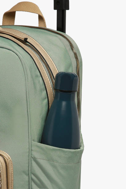 2-compartment Wheeled Schoolbag Cameleon Green vintage fantasy SR40 other view 6