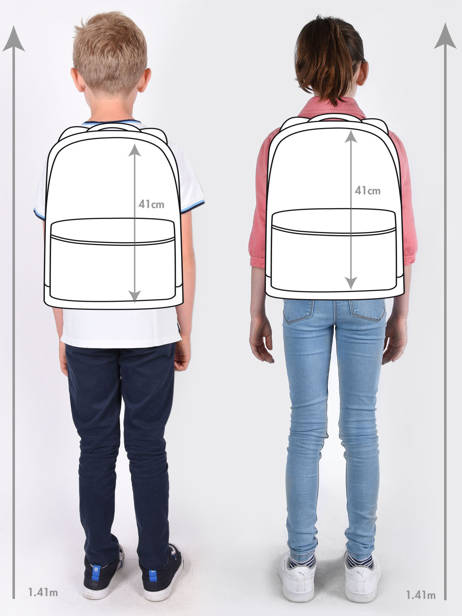 Sac à Dos 2 Compartiments Cameleon Gris vintage urban SO40 vue secondaire 1