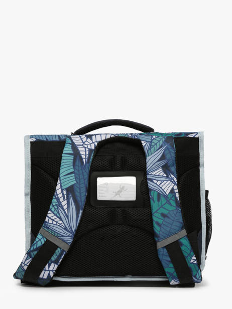 Cartable Enfant 2 Compartiments Cameleon Bleu actual BAS-CA35 vue secondaire 4