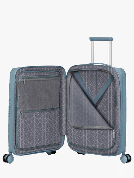 Expandable Cabin Luggage American tourister Blue fastforward 155259 other view 3