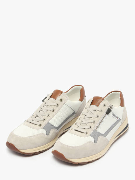 Sneakers Bradley In Leather Mephisto White men P5147074 other view 2