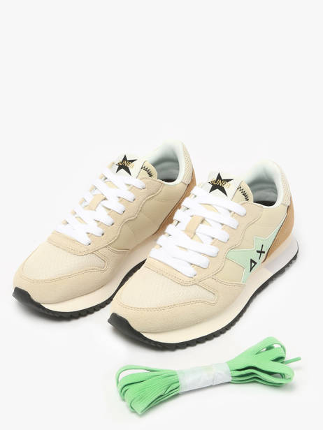 Sneakers Stargirl Glitter Sun68 Beige women Z35212 other view 2