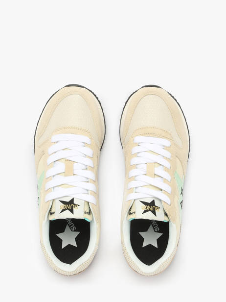 Sneakers Stargirl Glitter Sun68 Beige women Z35212 other view 4
